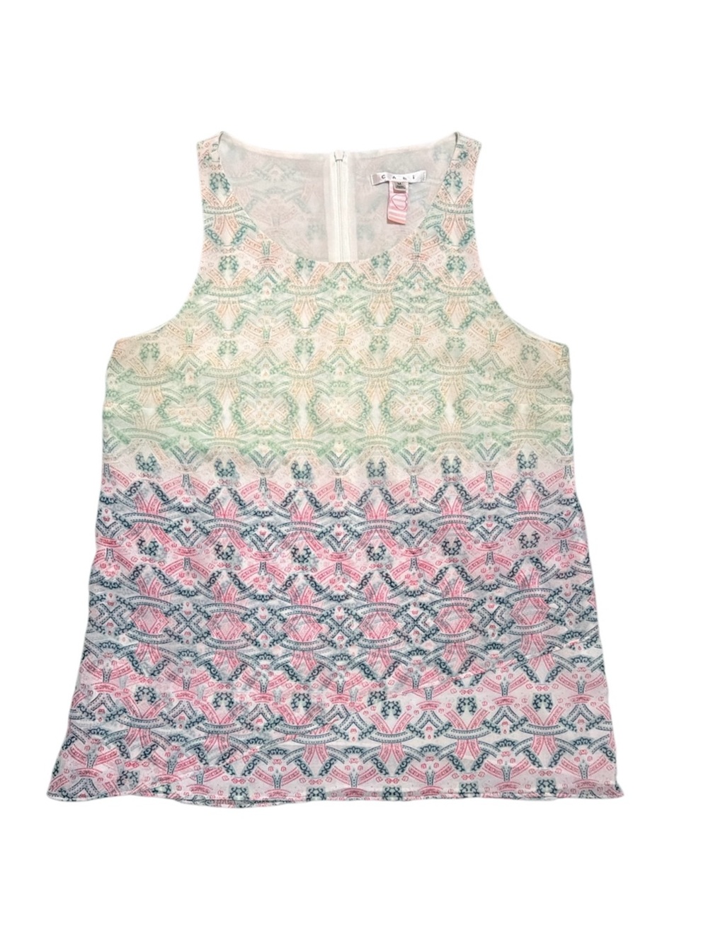 CAbi Heart of CAbi Mosaic Print Top Size Medium